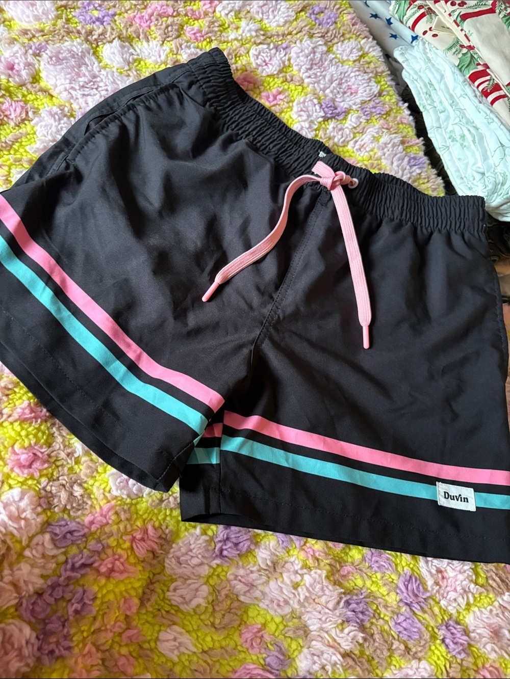 🕷️ Duvin black swim shorts M